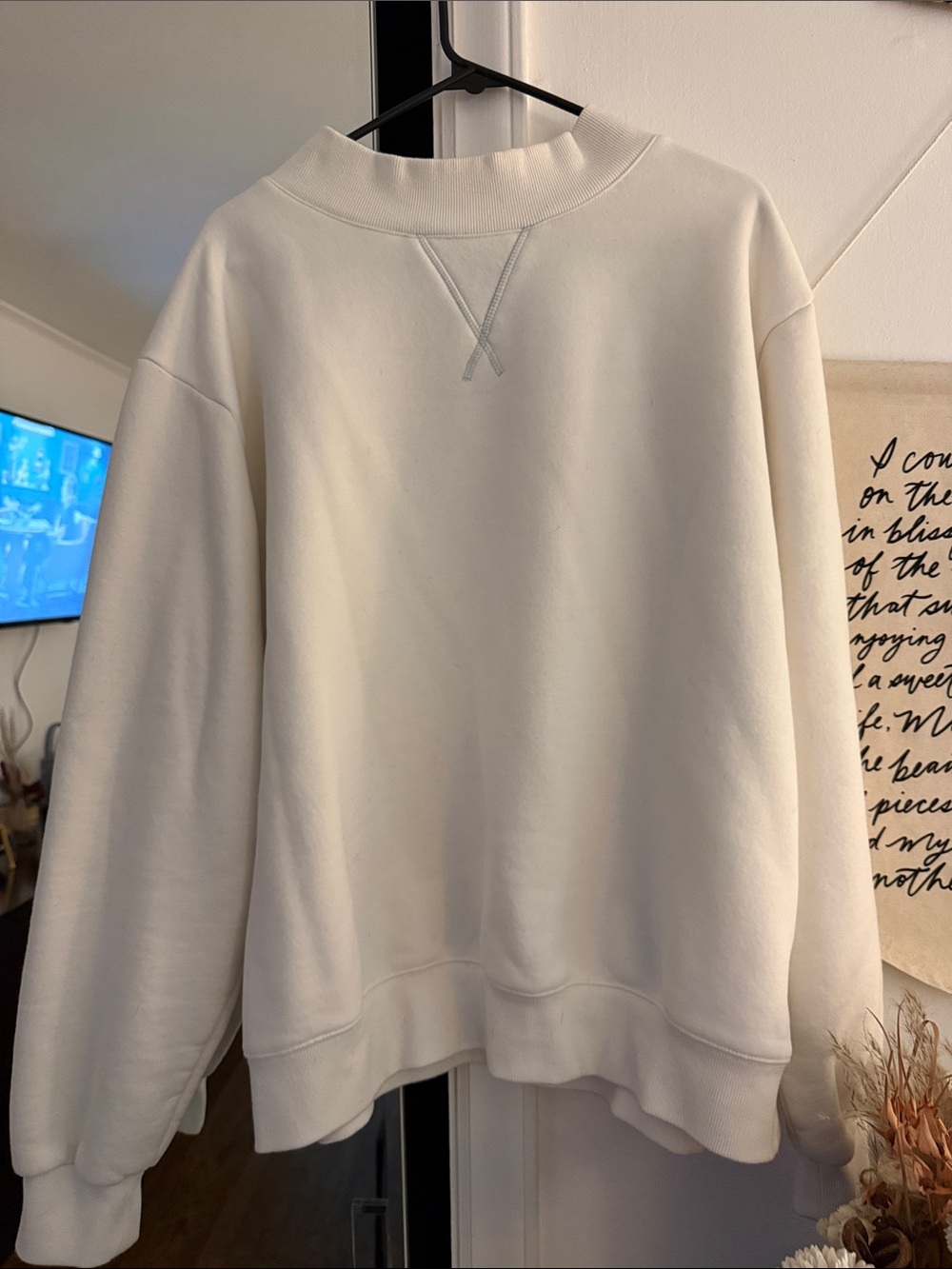 Parke Wedding Cream Mockneck